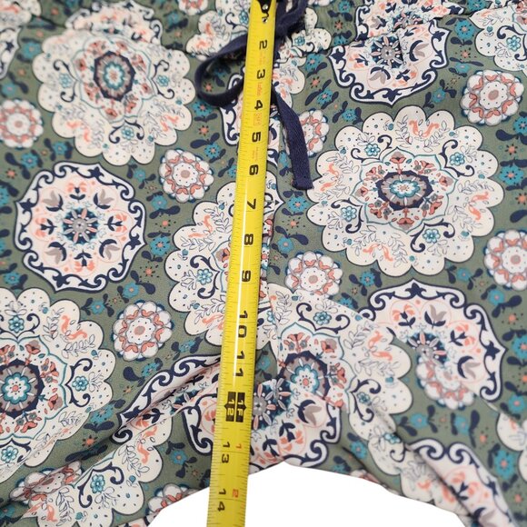 LOFT Women's Floral Wide-Leg Pants, Size L, Lightweight 100% Polyester - Picture 16 of 16